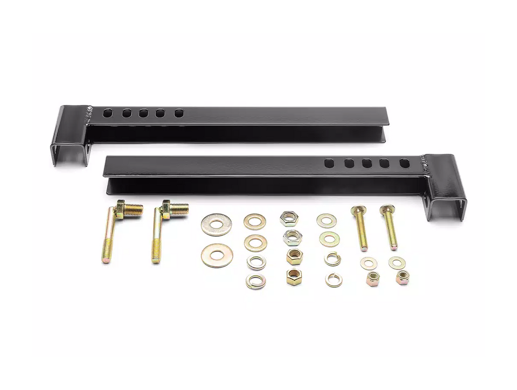 Headache Rack Mount Kit - Toolbox 21" No Drill – 2002-2018 1500 / 2002-2026 2500 +2 more, 21" Tool Box Bracket Kit (Black)