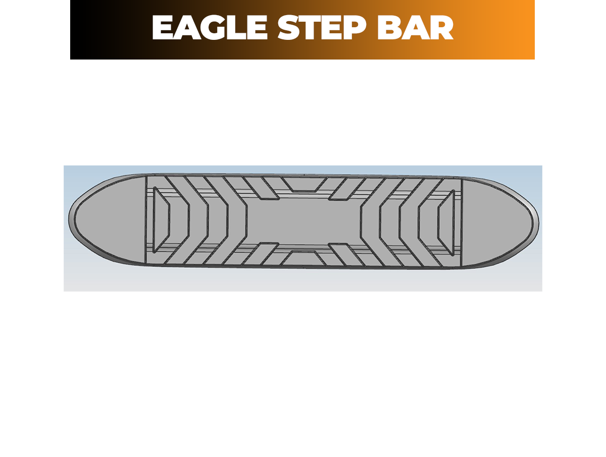 Replacement Step Bar Pad – 5" Oval Step Pad