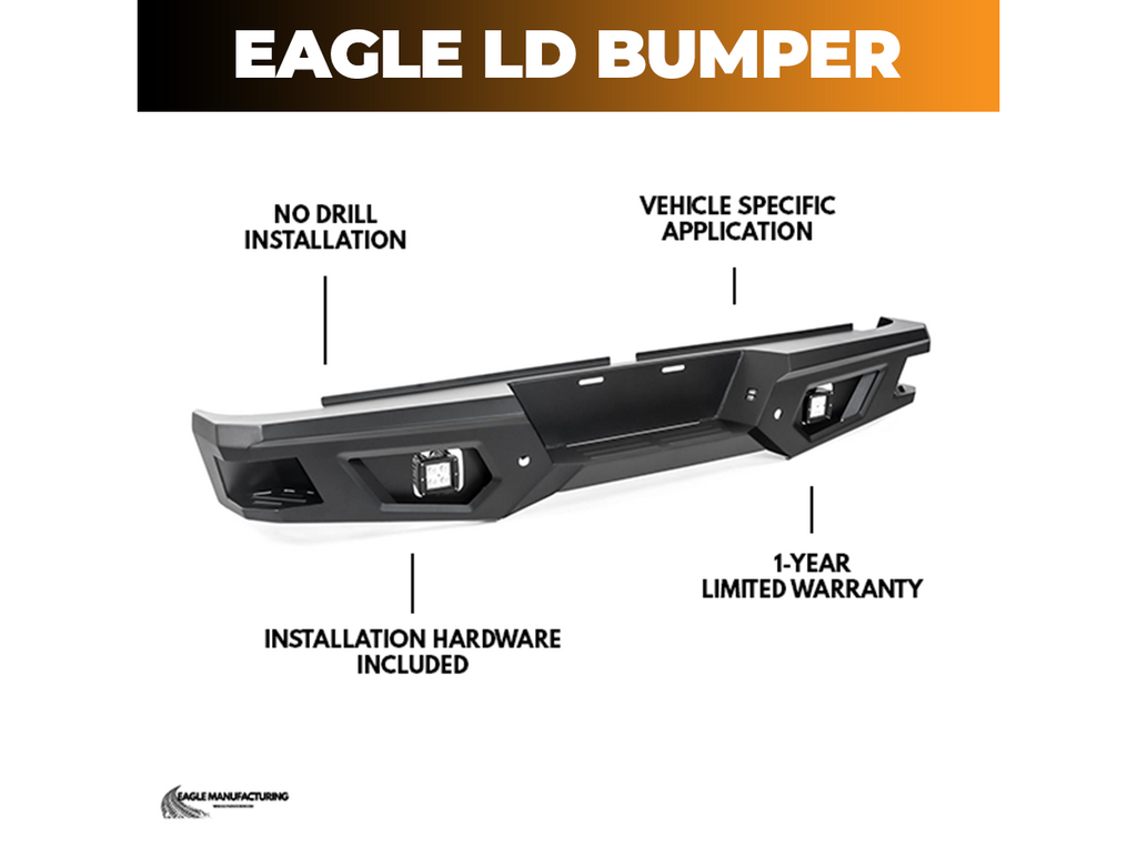 LD Rear Bumper – 2019-2022 Silverado 1500