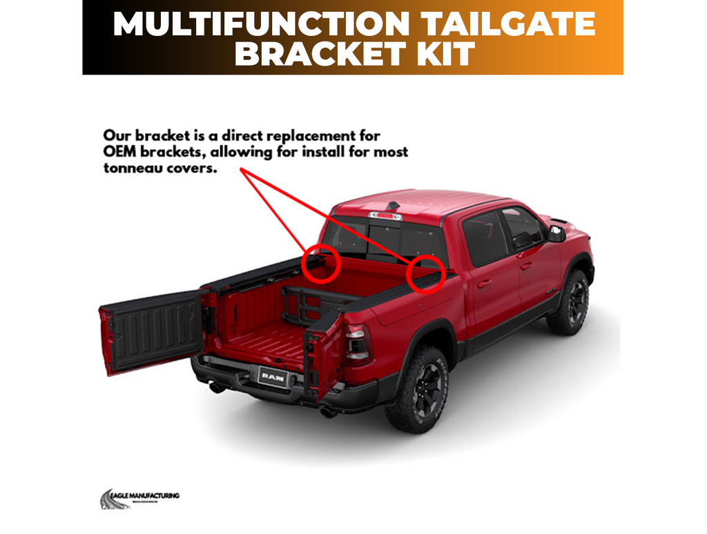 Multifunction Tailgate Bracket Kit – 2019-2020 1500 Classic / 2019-2020 2500 +1 more