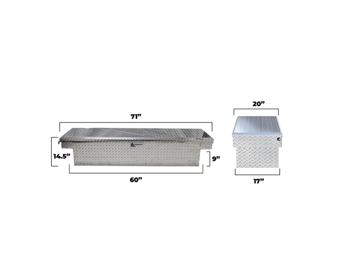 Crossover Truck Tool Box – Aluminum