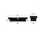 Crossover Truck Tool Box – Matte Black