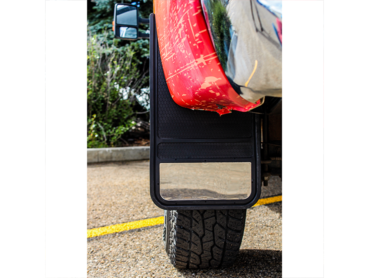 Mud Flaps – Rectangular Cut (Stainless Insert)