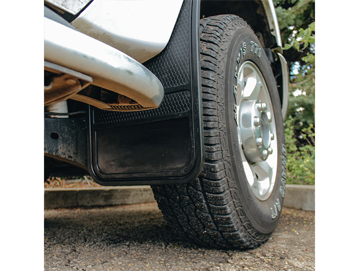 Mud Flaps – Rectangular Cut (Solid Black)