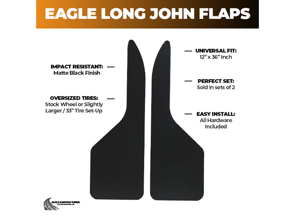 Long John Mud Flaps – 12" x 36"