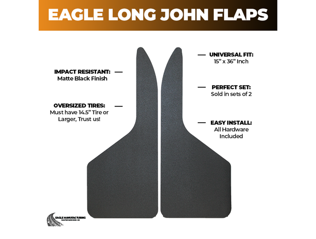 Long John Mud Flaps – 15" x 36"