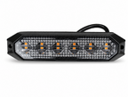 6-LED Amber Surface-Mount Safety Light Pod w/ 16 Flash Patterns – Universal fit