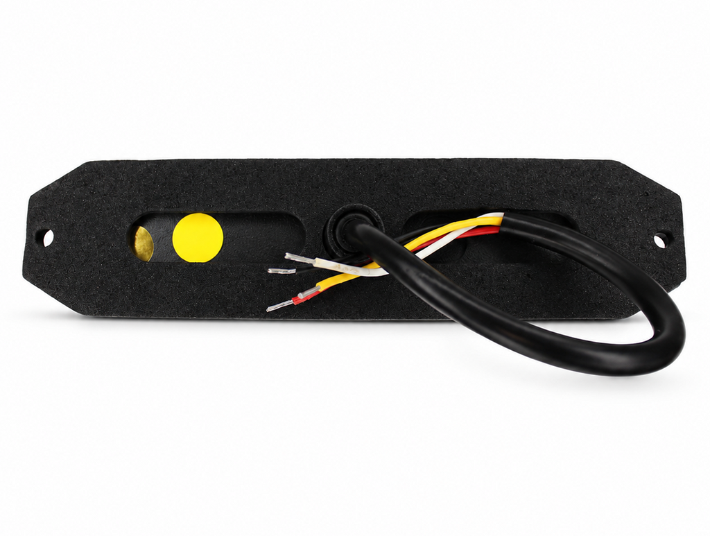 6-LED Amber Surface-Mount Safety Light Pod w/ 16 Flash Patterns – Universal fit