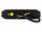 6-LED Amber Surface-Mount Safety Light Pod w/ 16 Flash Patterns – Universal fit