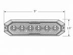 6-LED Amber Surface-Mount Safety Light Pod w/ 16 Flash Patterns – Universal fit