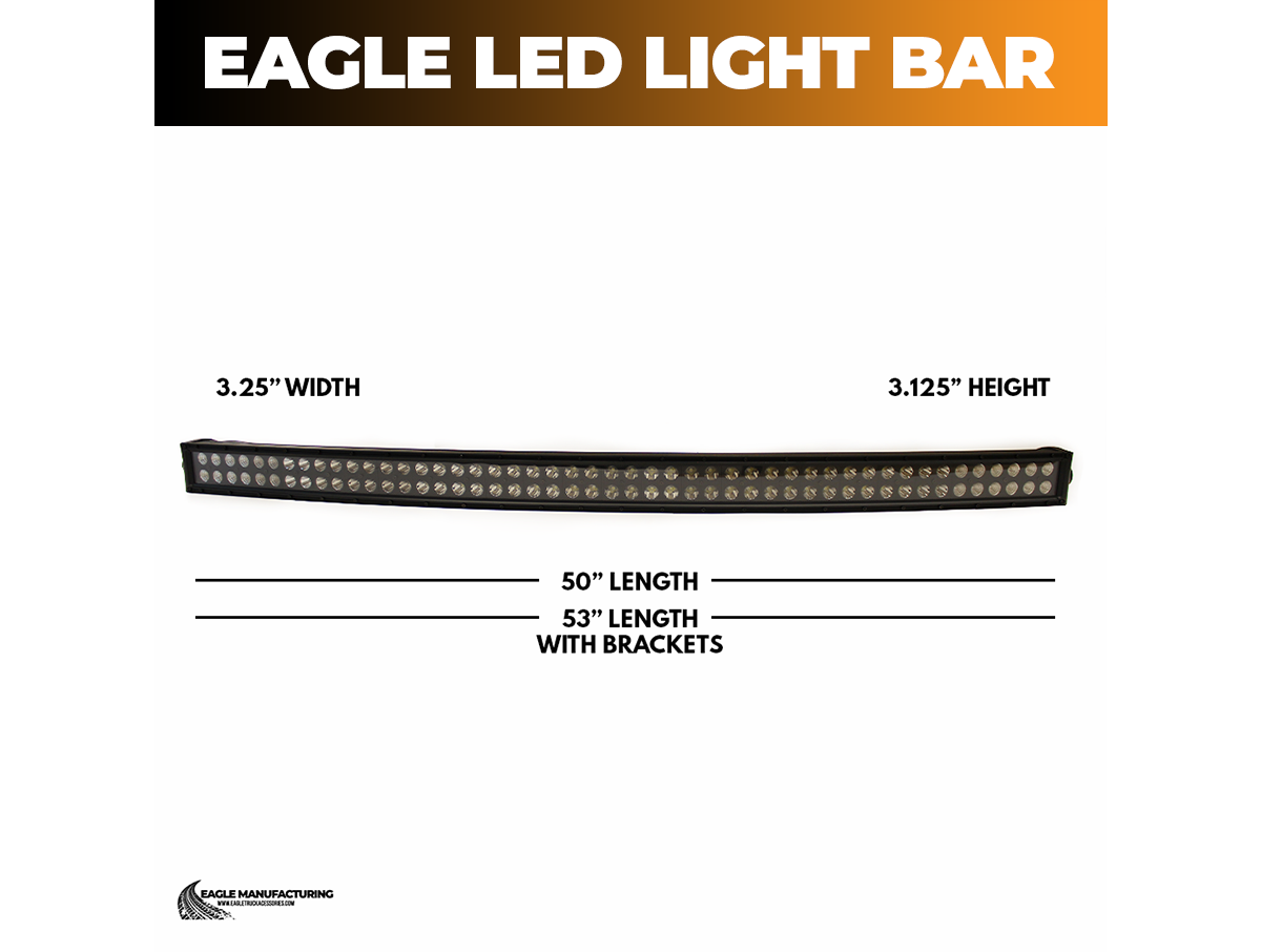 MS LED Light Bar – 50" inch Curved