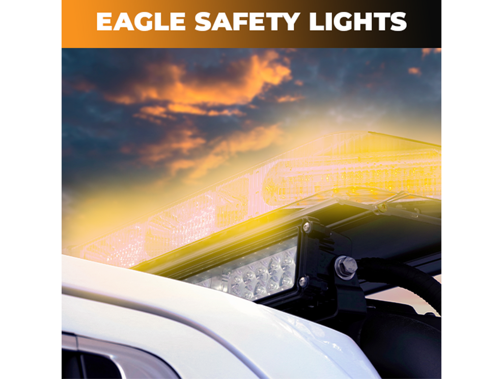 BrightEye Safety Warning LED Light Bar – 30" inch Permanent Mount