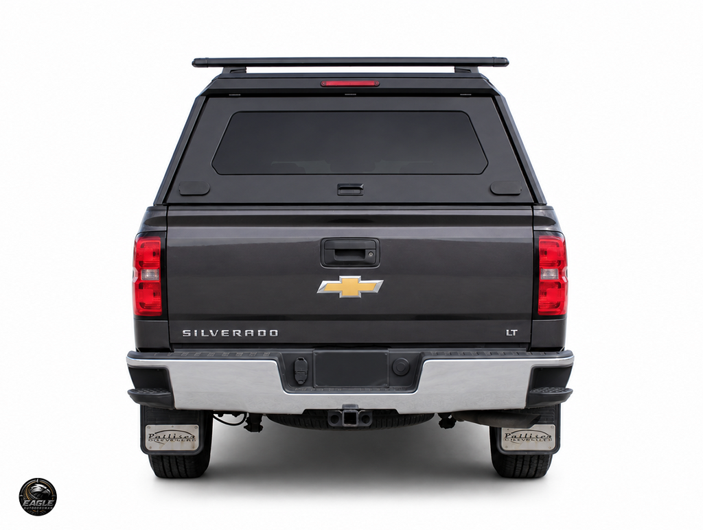 Outdoorsman Canopy – 2014-2026 Silverado 1500 / 2019 Silverado 1500 Legacy, 5'8" Box, Solid Side Doors