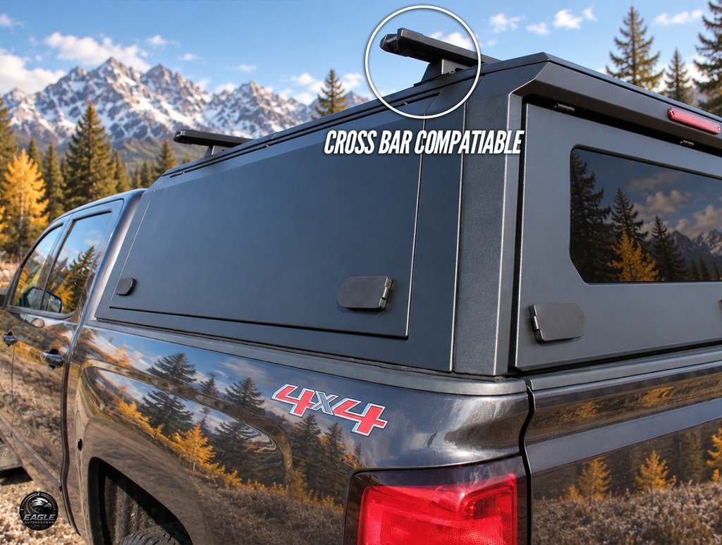 Outdoorsman Canopy – 2014-2026 Silverado 1500 / 2019 Silverado 1500 Legacy, 5'8" Box, Solid Side Doors
