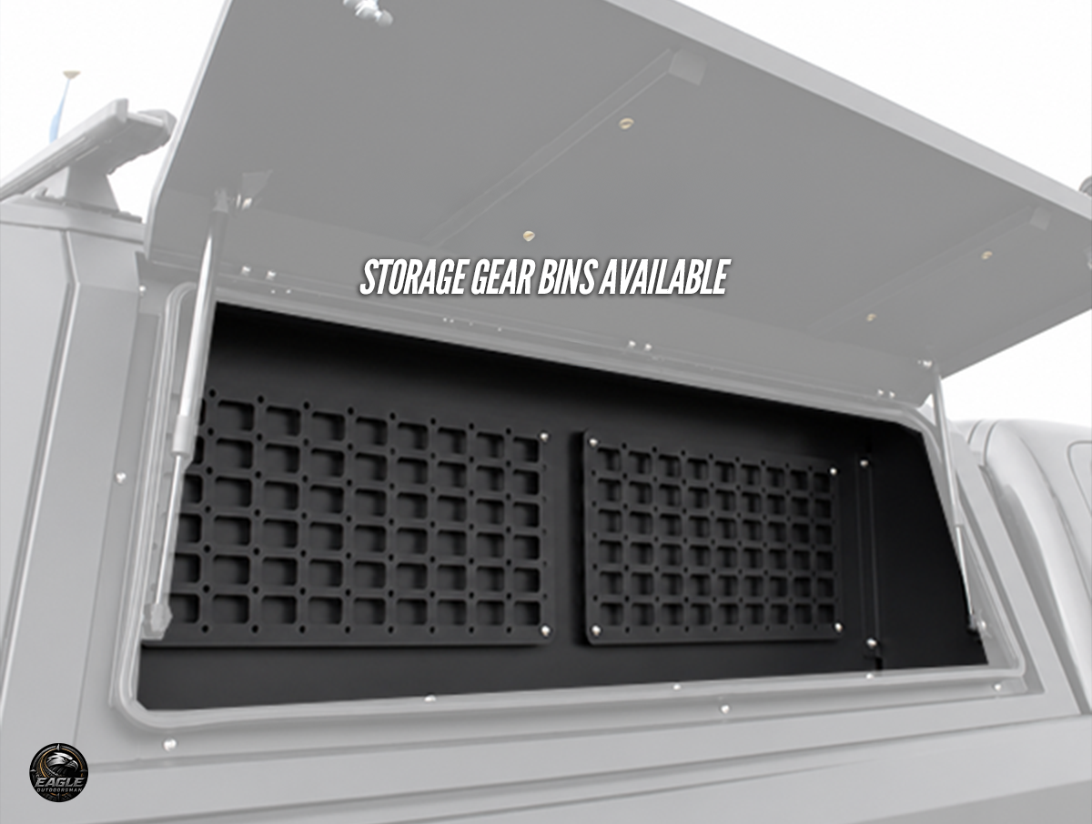 Outdoorsman Canopy – 2014-2026 Silverado 1500 / 2019 Silverado 1500 Legacy, 5'8" Box, Solid Side Doors
