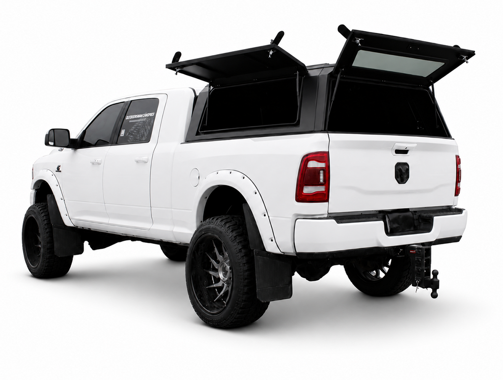Outdoorsman Canopy – 2009-2027 1500 / 2009-2027 2500 +2 more, 6'4" Box, Solid Side Doors