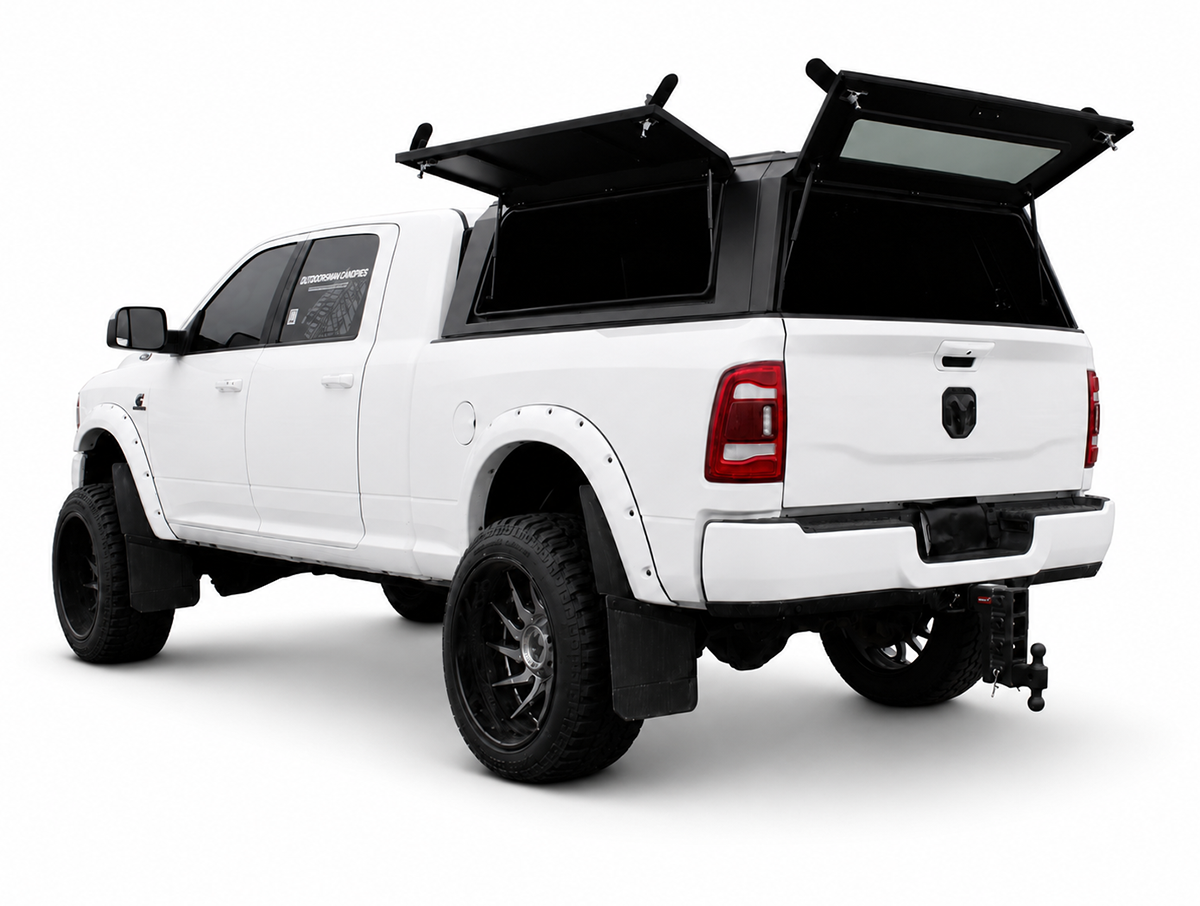 Outdoorsman Canopy – 2009-2027 1500 / 2009-2027 2500 +2 more, 6'4" Box, Solid Side Doors