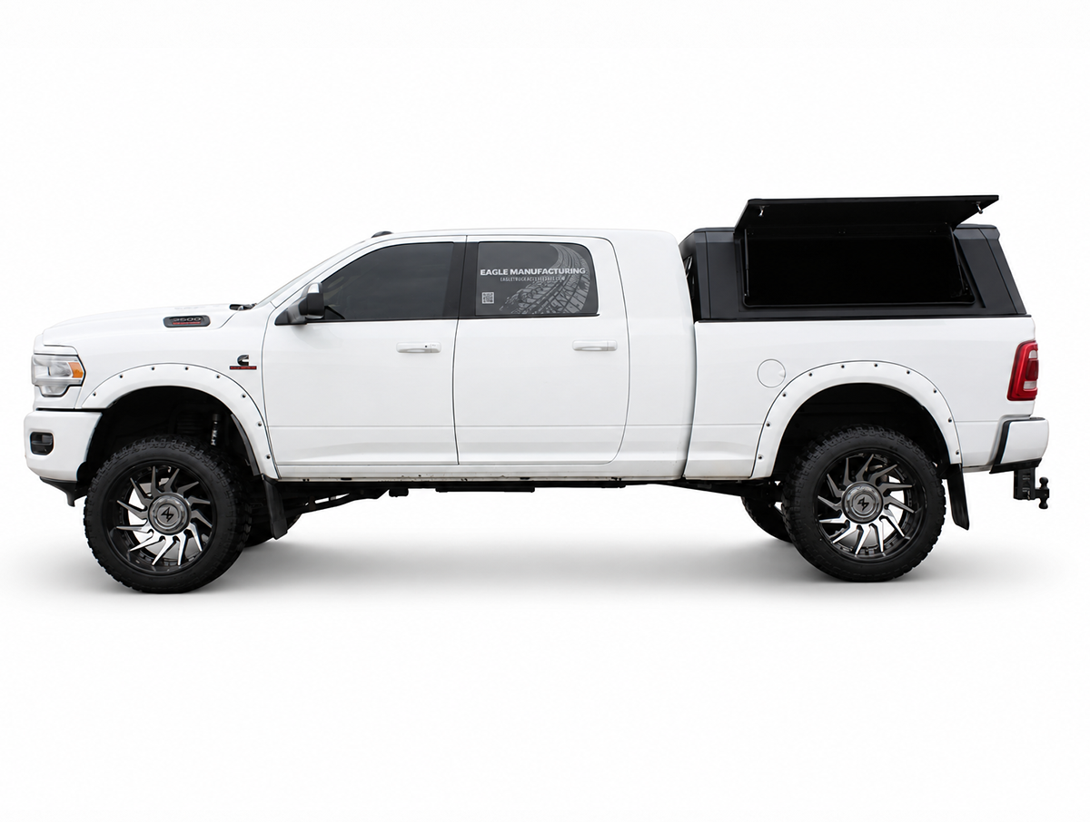 Outdoorsman Canopy – 2009-2027 1500 / 2009-2027 2500 +2 more, 6'4" Box, Solid Side Doors