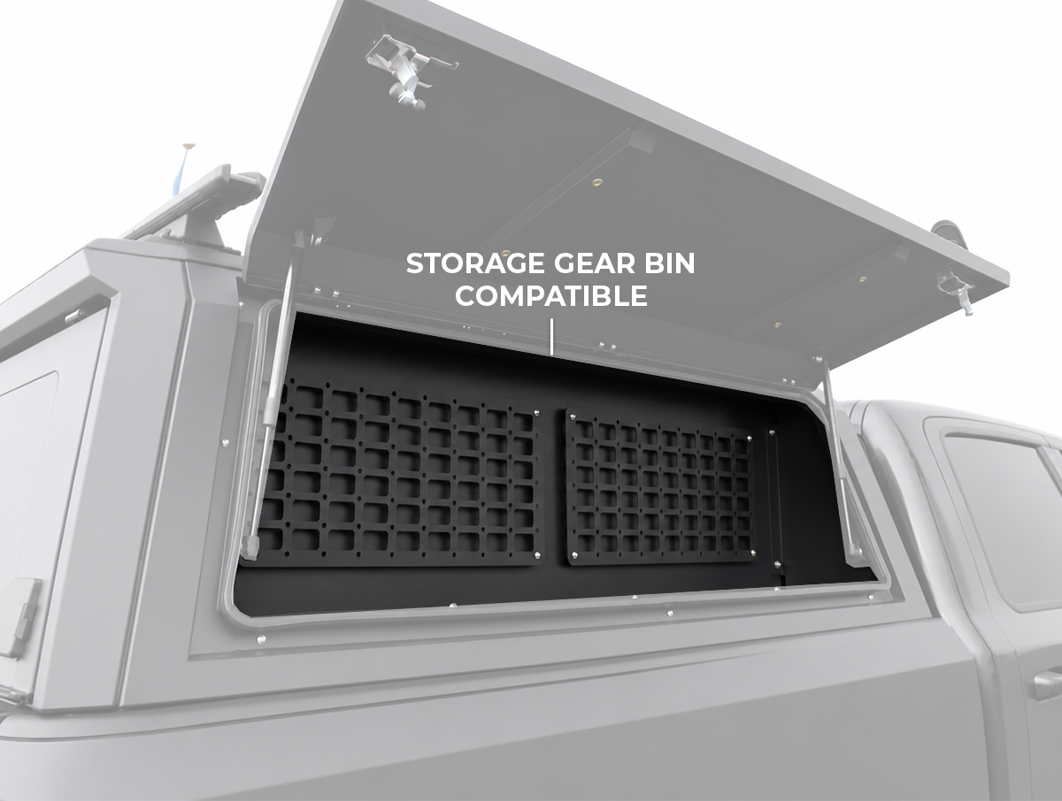 Outdoorsman Canopy – 2009-2027 1500 / 2009-2027 2500 +2 more, 6'4" Box, Solid Side Doors