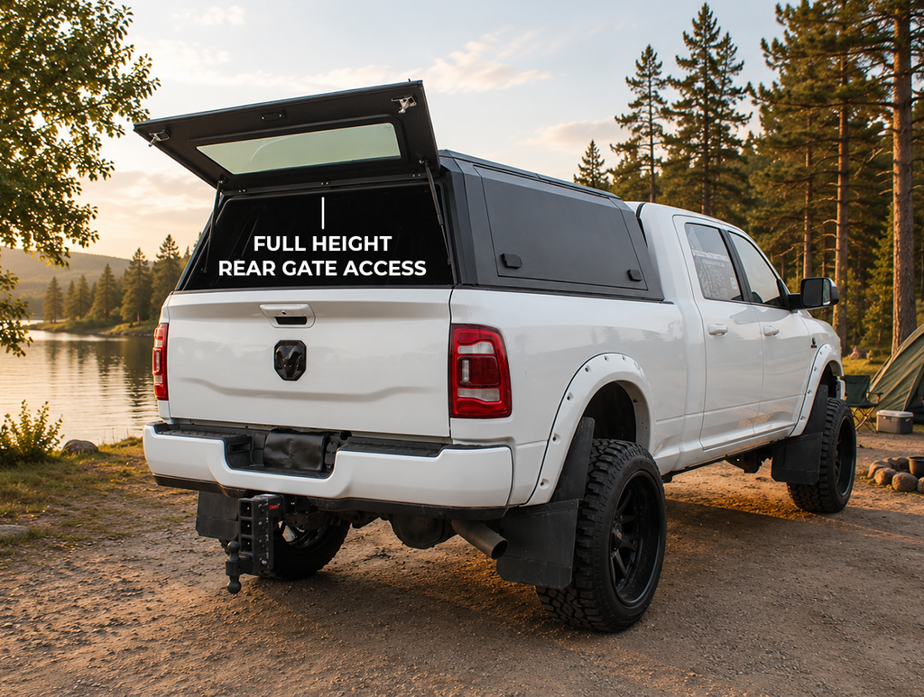 Outdoorsman Canopy – 2009-2027 1500 / 2009-2027 2500 +2 more, 6'4" Box, Solid Side Doors