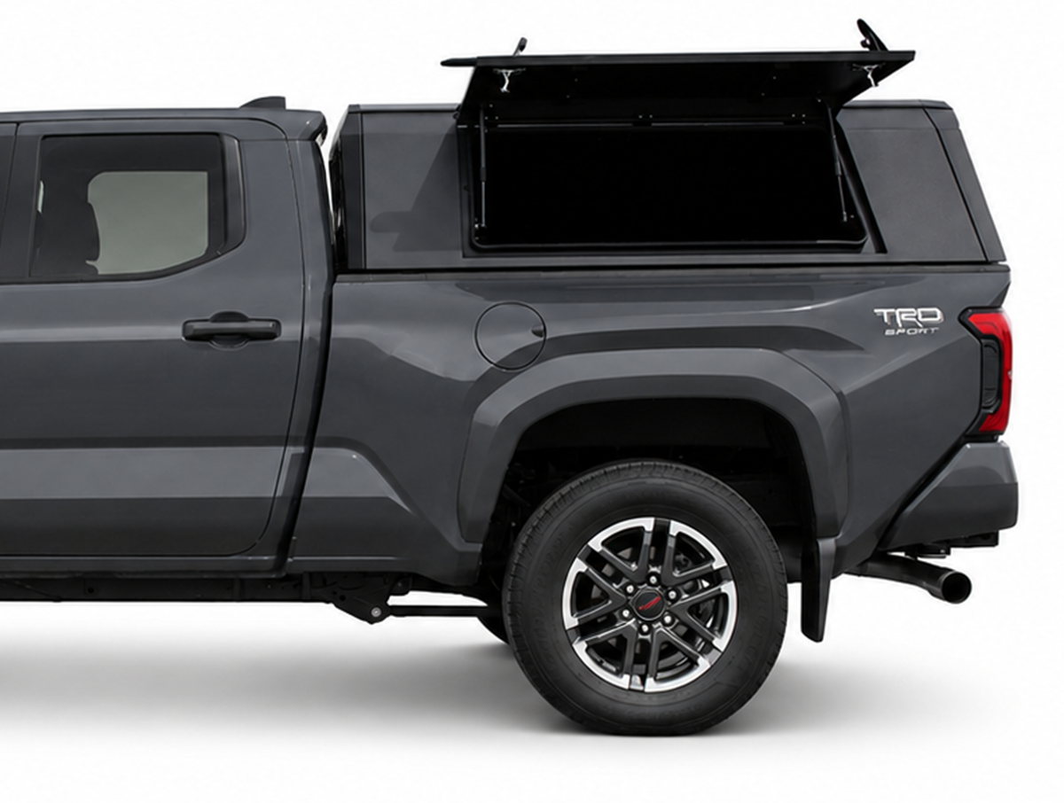 Outdoorsman Canopy – 2016-2027 Tacoma, 6'0" Box, w/o Trail Special Edition Package, Solid Side Doors
