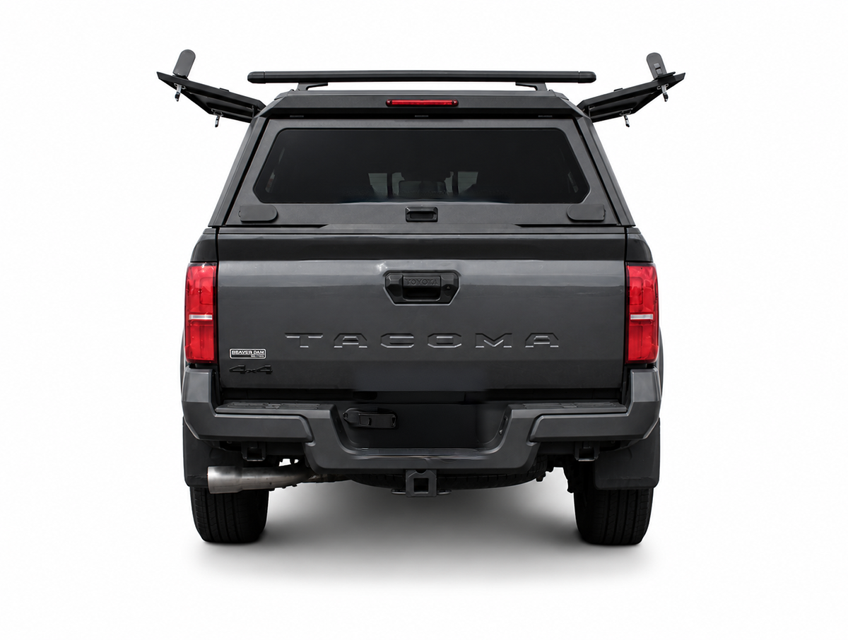 Outdoorsman Canopy – 2016-2027 Tacoma, 6'0" Box, w/o Trail Special Edition Package, Solid Side Doors