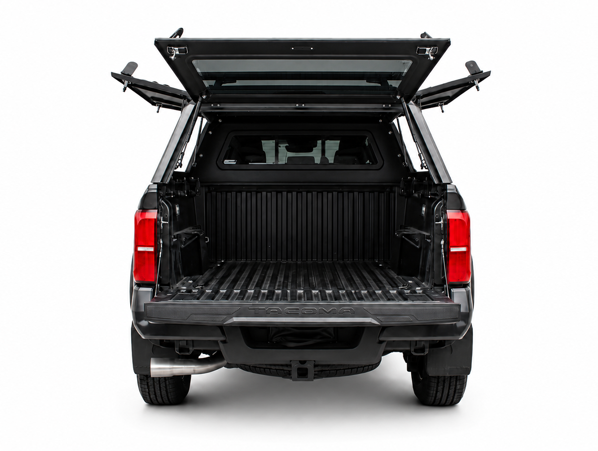 Outdoorsman Canopy – 2016-2027 Tacoma, 6'0" Box, w/o Trail Special Edition Package, Solid Side Doors