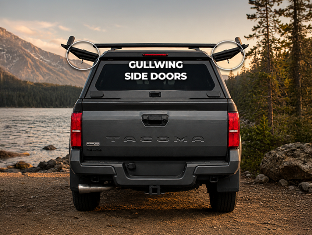 Outdoorsman Canopy – 2015-2027 F-150 / 2022-2027 F-150 Lightning +1 more, 5'5" Box, Solid Side Doors