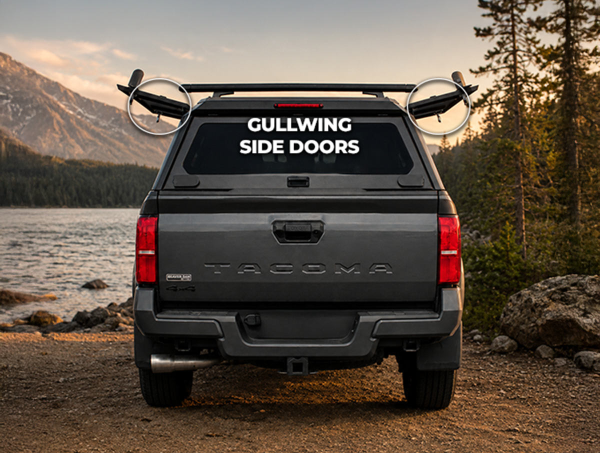 Outdoorsman Canopy – 2015-2027 F-150 / 2022-2027 F-150 Lightning +1 more, 5'5" Box, Solid Side Doors