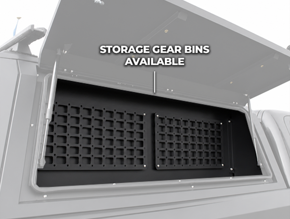 Outdoorsman Canopy – 2016-2027 Tacoma, 6'0" Box, w/o Trail Special Edition Package, Solid Side Doors