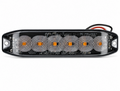 6-LED Amber Safety Light Pod w/ 19 Flash Patterns – Universal fit