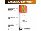 Safety Warning Whip – 3' ft Window Mount