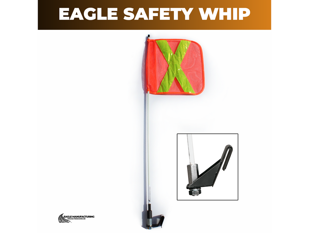 Safety Warning Whip – 3' ft Window Mount