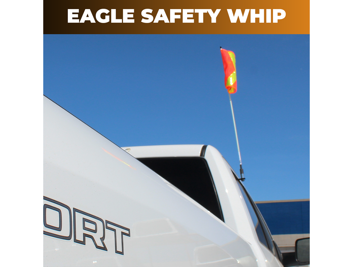 Safety Warning Whip – 3' ft Window Mount