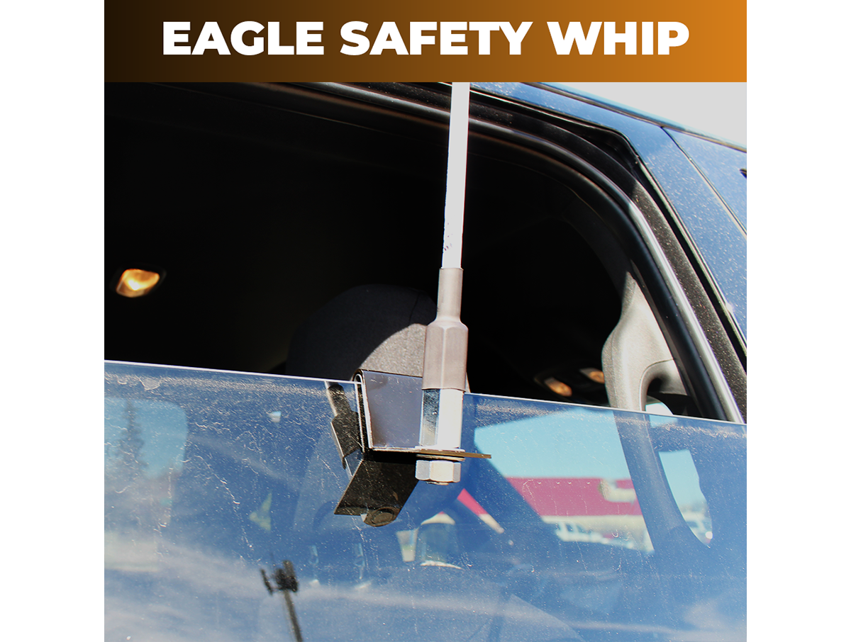 Safety Warning Whip – 3' ft Window Mount