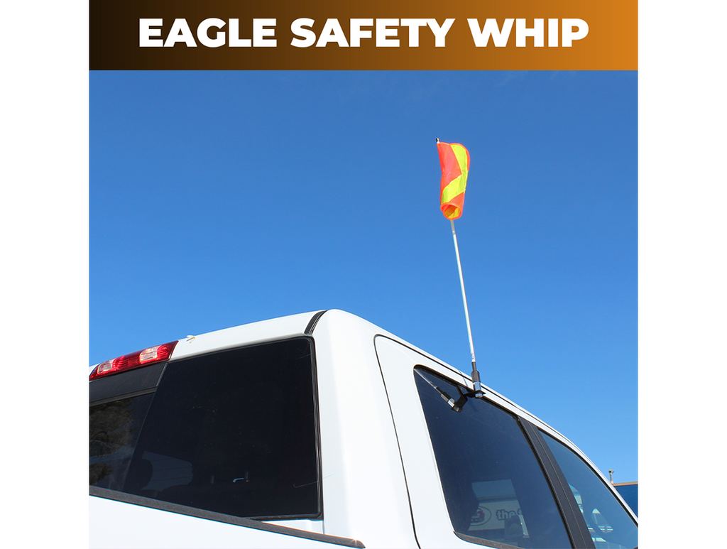 Safety Warning Whip – 3' ft Window Mount