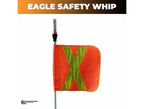 G2 Safety Warning Whip – 5' ft Standard Threaded Connector (Amber LED)