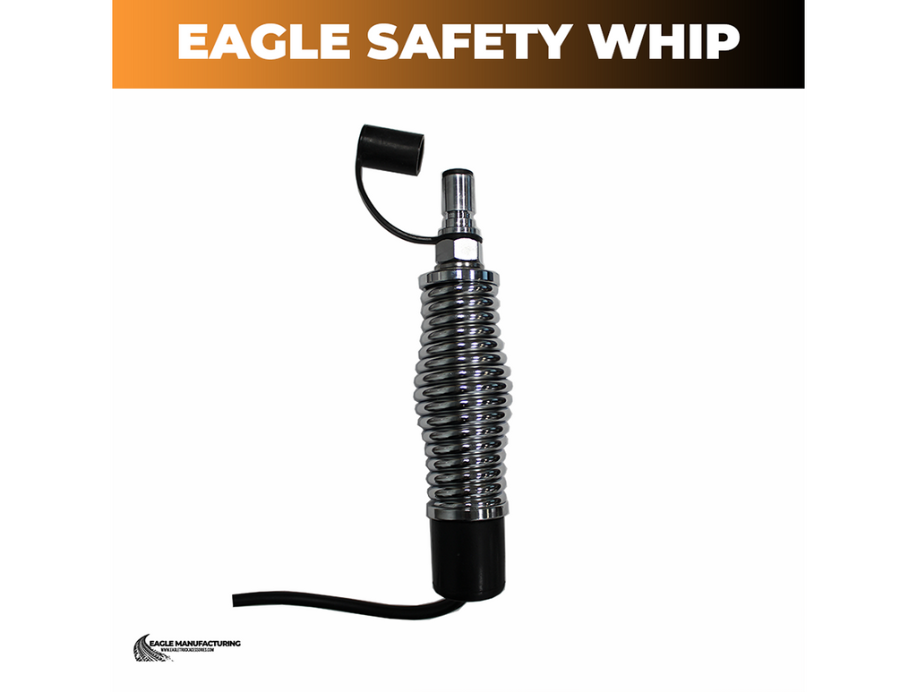 G2 Safety Warning Whip – 5' ft Quick-Disconnect (Amber LED)