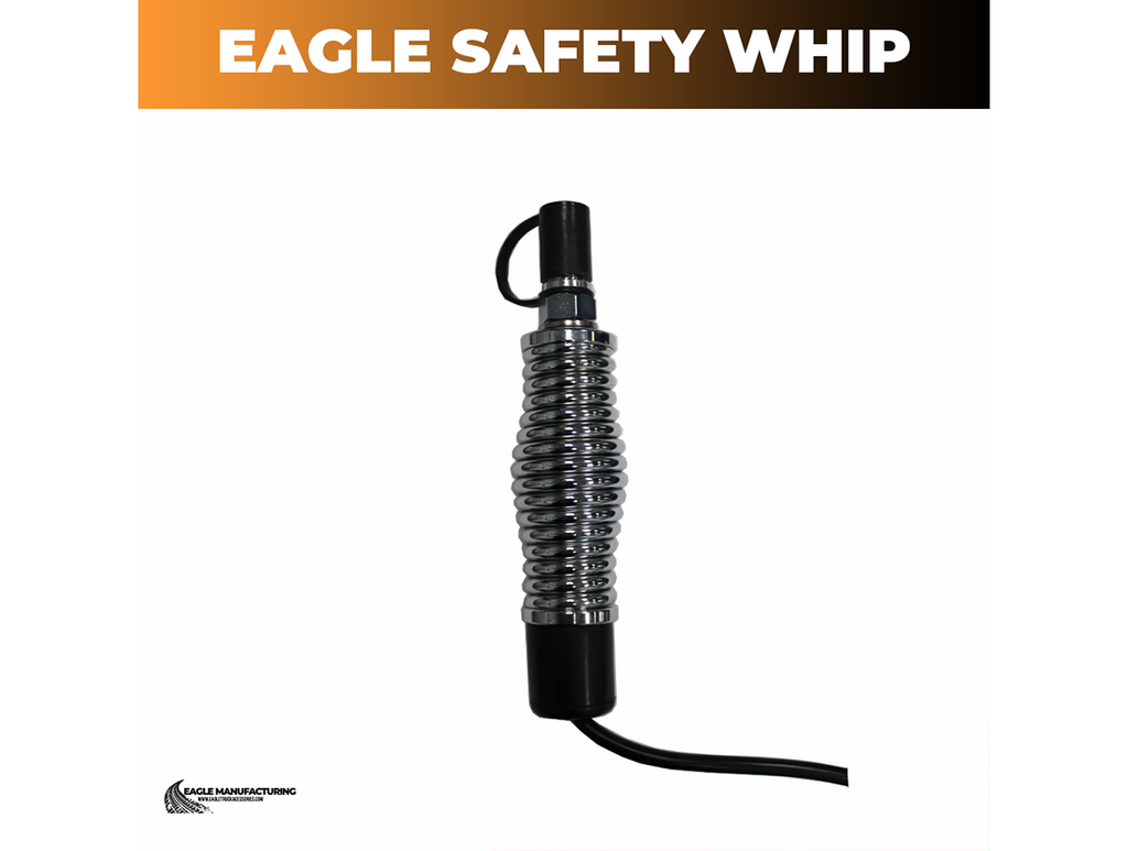 G2 Safety Warning Whip – 5' ft Quick-Disconnect (White LED)