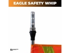 G2 Safety Warning Whip – 5' ft Standard Threaded Connector (White LED)
