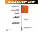 360° LED Safety Warning Whip – 5' ft Standard Threaded Connector