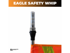 G2 Safety Warning Whip – 8' ft Standard Threaded Connector (White LED)