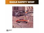 Safety Warning Whip – 8' ft Spring Base Quick-Disconnect (White LED)