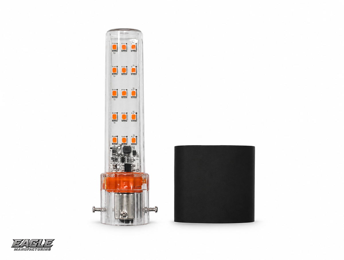 Replaceable G2 Safety Whip LED Light (12-LED) – 12 Amber LED (Non-Flashing)