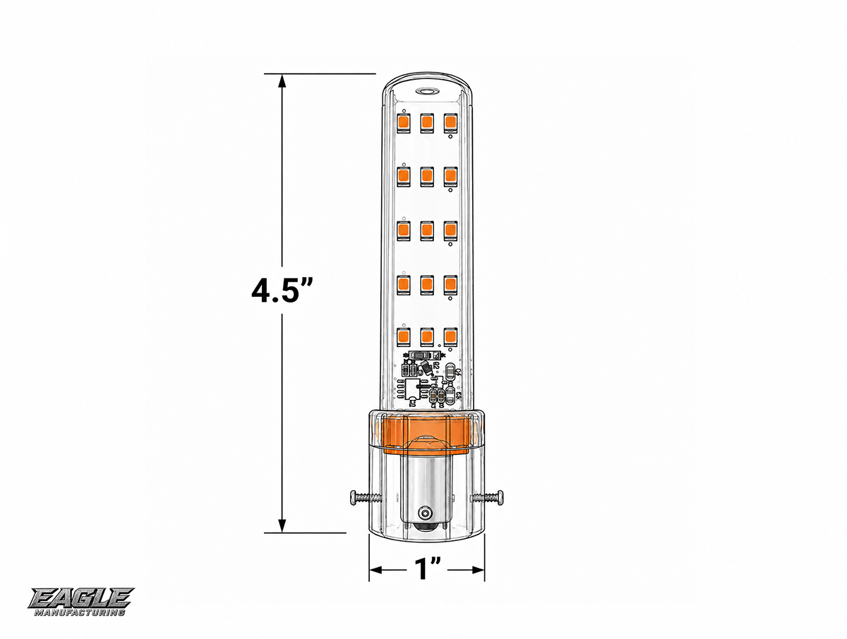 Replaceable G2 Safety Whip LED Light (12-LED)