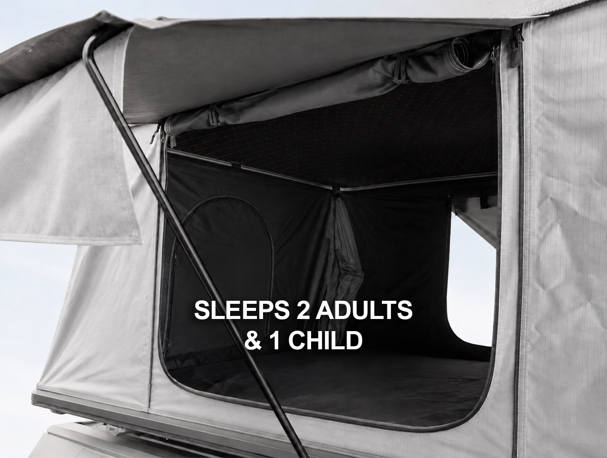 Expedition Rooftop Tent (RTT) – Hard-Shell Roof Top Tent - Black