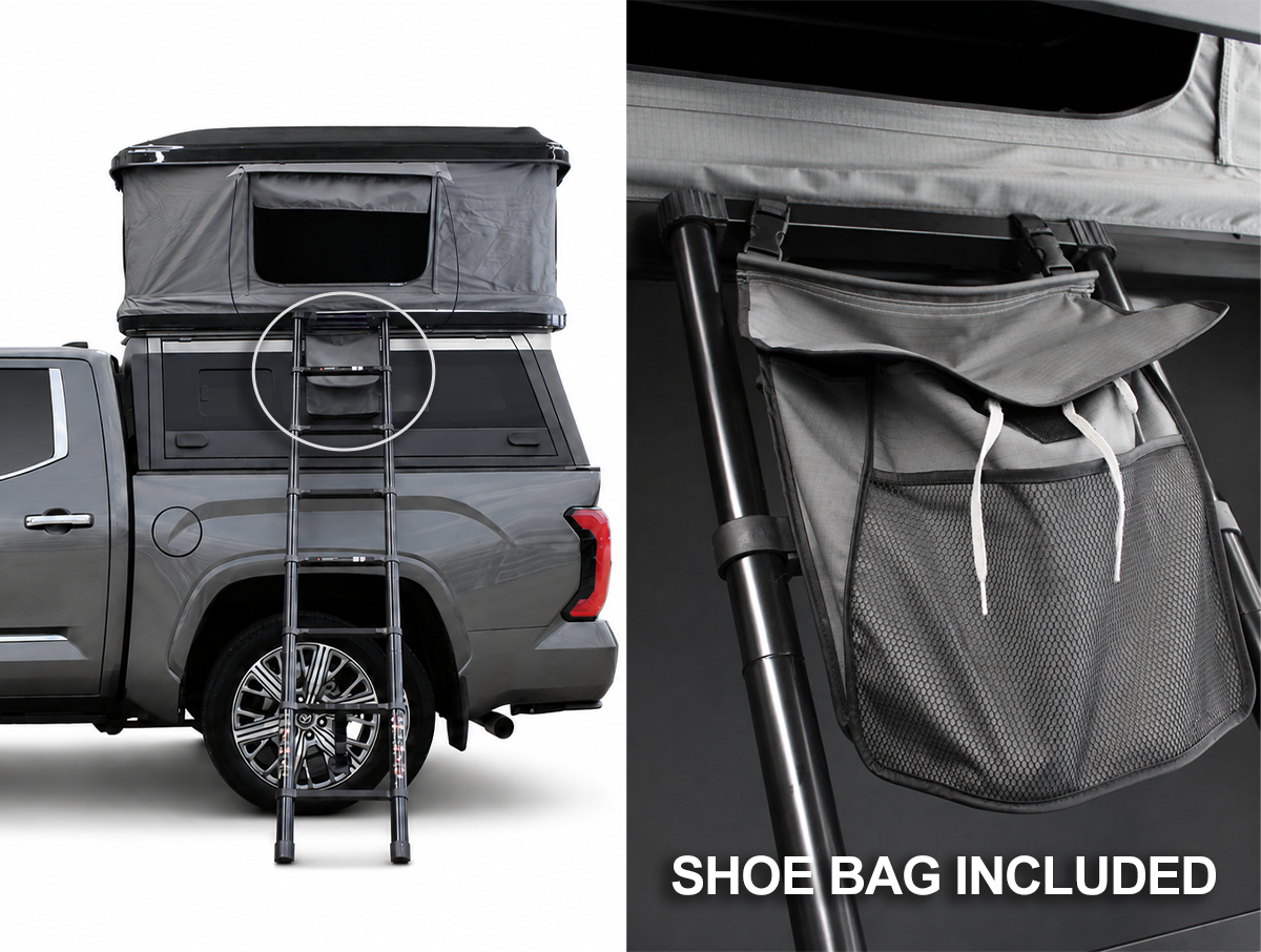 Expedition Rooftop Tent (RTT) – Hard-Shell Roof Top Tent - Black