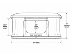 Expedition Rooftop Tent (RTT) – Hard-Shell Roof Top Tent - Black