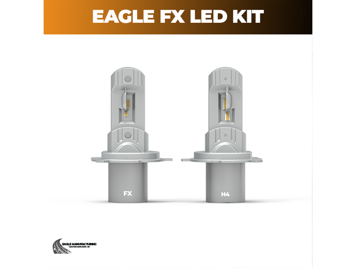 FX LED Light Kit – w/ Decoders, H4