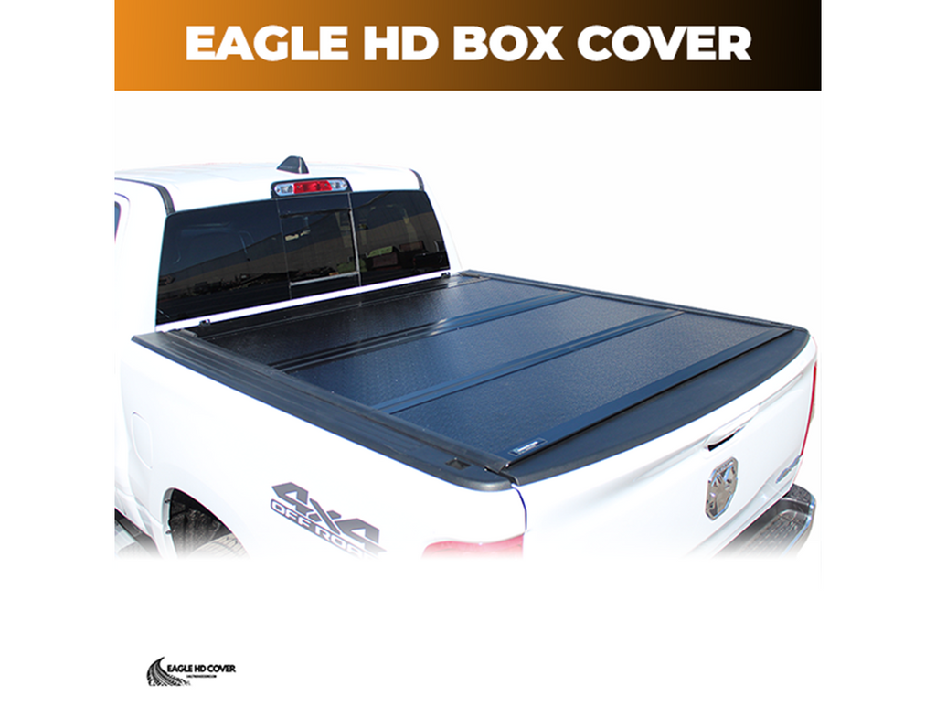 HD Hard Folding Tonneau Cover – 2002-2018 1500 / 2003-2025 2500 +2 more, 8'0" Box